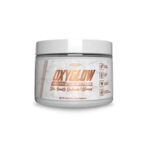 OxyGlow Marine Fish Collagen Powder - Unflavored, Easy-Mix Collagen Health Beauty Supplement for Smooth Skin, Hair, Nails Support & Women's Daily Age Defying Wellness