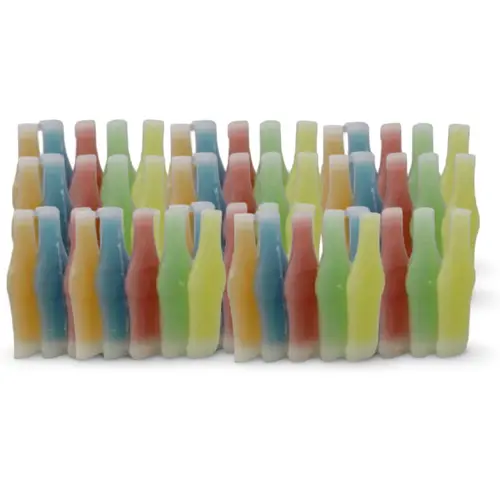 Nik-L-Nip Nostalgic Wax Candy Bottles, Bulk 1 lb. Bag (~55 qty)