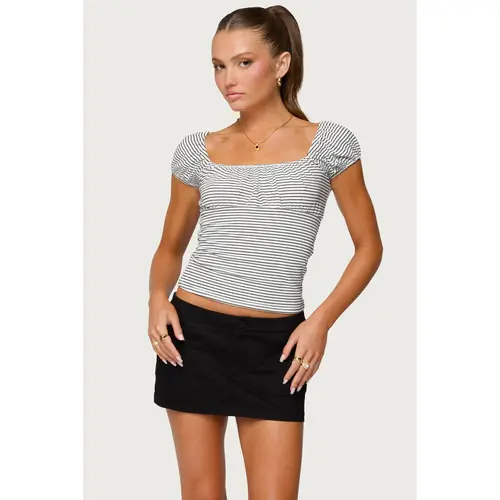 Oleana Gathered Bust Top