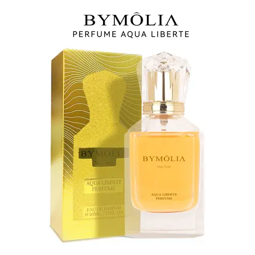 BYMOLIA Aqua Liberte Perfume Spray - Long Lasting Addictive Eau de Parfum for Unisex - Vanilla & Musk, 1.7 Ounce / 50ml - Aromatic Woody Scent Vetiver High Quality Fragrance Elegant