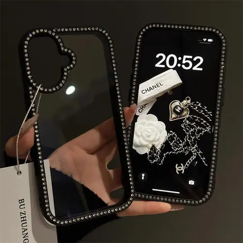 Sparkly Luxury Smartphone Casing - 3-in-1 Diamond-Studed Phone Case for iPhone 18 pro max,17,16,15,14,13,12,11 (Pro, Pro Max, Plus) - iphone 17 pro max,Tough Soft Edge, Hard Back Panel,  Multiple Protections Phone Accessories for Devices