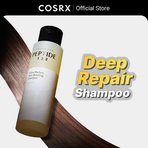 [COSRX Official] PEPTIDE-132 Ultra Bonding Unisex Itchy Scalp Shampoo 200mL - Haircare Cleanser with Hydrolyzed Keratin Deep Repair, Hydrating Hyaluronic Acid, Dandruff Treatment, Frizz Control, Piroctone Olamine, Soluble Collagen, Zinc PCA