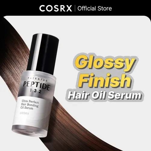 COSRX Peptide-132 Bonding Oil Serum - 30mL Hair Nourishing Treatment for Molecular Repair, Glossy Strands, Damaged Locks, All Types, Unisex Adults, Lightweight Keratin Care with 7 Plant Oils, Hair Nourishing Oil