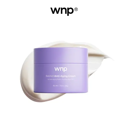[WNP Official] WNP Retinol Anti-Aging Skin Care Cream - Wrinkle Care, Firming, Toning, Revitalizing, Better Aging, All Skin Types Daily Radiant Moisturizer