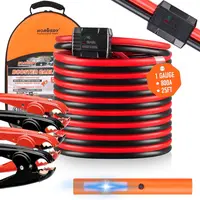 25FT 1-Gauge 800A Heavy Duty Automotive Jumper Cables - ETL Certified Car Tools with Reverse Polarity Protection, Vehicle Battery Booster Cables for Cars, Trucks, Father's Day Gifts