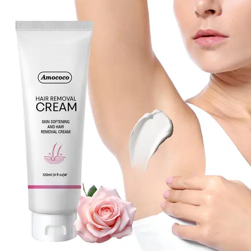 Women's Painless Hair Remover Depilatory Gel - Gentle Body Care for Sensitive Skin, Bikini Area