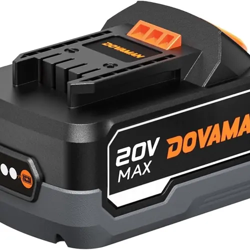 DOVAMAN Titance Series 20V 4.0Ah 80Wh Overcharge-Safe Lithium-Ion Power Tool Battery Pack, Fast Charger Compatible, Fits Cordless High Torque Impact Wrenches & Cordless Tools (Battery Only)