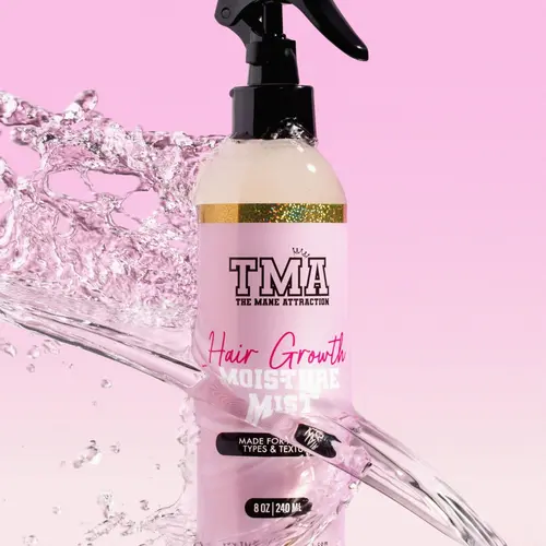 Daily Hair Growth Moisture Mist 8oz/240ml - Hydrate & Moisturize for All Hair Types - Revive Curls & Reduce Frizz - Haircare Essential