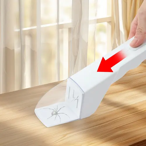 Handheld insect Trap Releaser, Portable lnsect Catcher, Quick Release, Pest Control Tool for Home and Garden, No Batteries Reouired