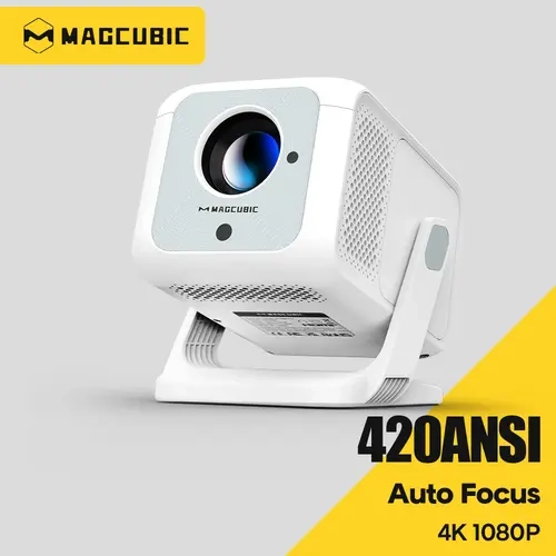 [US warehouse] Magcubic 420ANSI HY310X Projector Auto Focus & Keystone With 4K Videosource Supported  Full HD 1080P Android 11 Built-in 5W Speaker BT5.2 for Outdoor Theater Stand Mini Portable Projector #tiktokshopstockup
