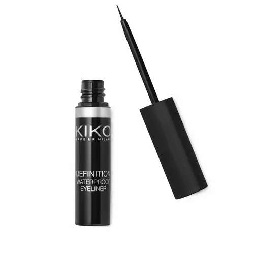 KIKO Milano Definition Waterproof Eyeliner | Liquid Eyeliner with Water-Resistant Formula