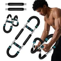 Adjustable Power Twister Arm Trainer for Chest & Arm Workout, Portable Upper Body Strength Bar for Men Home Gym Fitness Summervibes