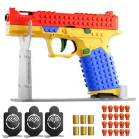 BAZILBAZOS-[BONUS TARGET INCLUDED] summervibes–Tactical DIY Building Block Handle Set, Build-Your-Own Multiplayer Strategy Toy for Outdoor Team Activities, Creative Festival Gift