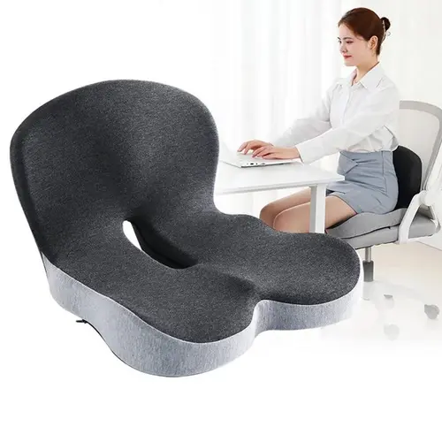 Washable Office Chair Slipcovers - Chair Protective Cover with Non-Slip Memory Foam Stability, Skin-Friendly PU Leather, Extended Zipper for Easy Removal & Washing, Hassle-Free Removal and Washing, Cushioned Furniture Accessories