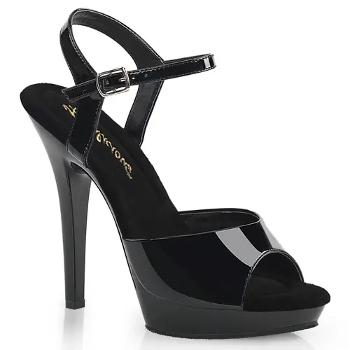 Women's Fabulicious Fancy Strappy Platform Ankle Strap Sandals Heels - Classy 0.75in High Heels for Women, Style Lip-109, Club Wear, Wedding