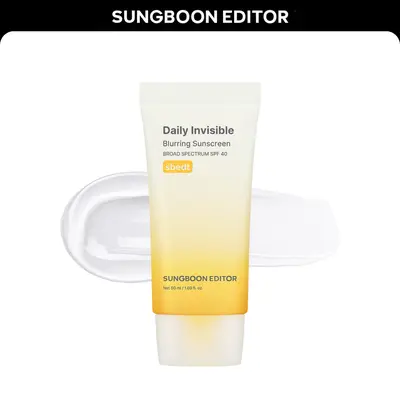 [Sungboon]  No Cast Blur-Filter Sunscreen SPF40 | Broad Spectrum Face Sunscreen | Lightweight, Non-Sticky, No White Cast| Sunscreen for Daily Use, Korean Sunscreen, Watery and Creamy Texture, Sunscreen for Sensitive Skin
