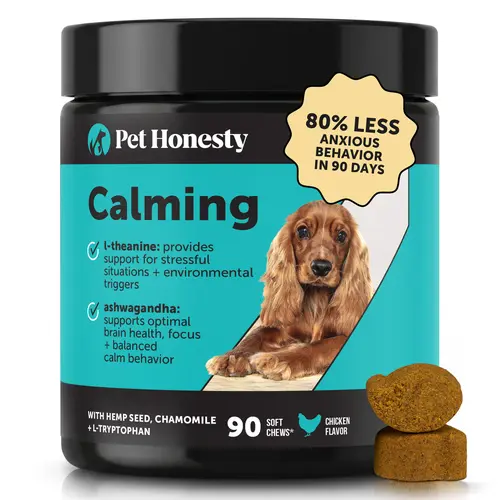 Pet Honesty Hemp Calming Chews for Dogs (Chicken Flavor)