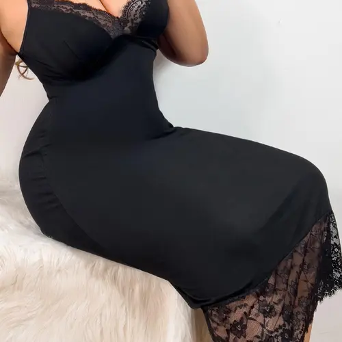 Plus Size Lace Trim Robe Loungewear Nightwear Fabric – Comfy, Fit & SEXY! 😍 Your Perfect Nighttime Glam #CurvyQueen