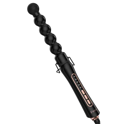 Farery 32mm Springless Barrel Rotary Curl Wand - Hair Styling Tools, 5 Temp Settings (280°F-410°F), 120V-240V Dual Voltage Heated Curler for Beach Waves, Frizz Control (Wave Hair Waver Curlers & Straighteners)