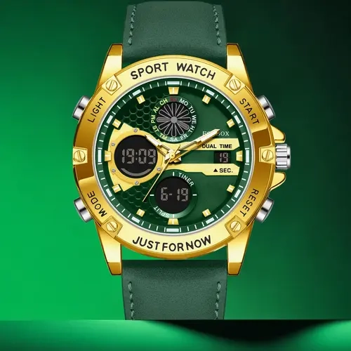 Men's Sportive Digital Watch, Fashionable Luminous Digital Watch, Quartz Waterproof Watch for Men, with Box, Digital Wristwatch, Quartz Wristwatches