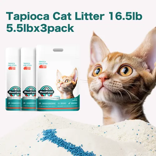 Tapioca Cat Litter, Tofu Cat Litter, kitty litter,Odor Control Quick Clumping  Low Dust ,kitten litter,Smart litter boxes cat litter,A ideal partner for automatic litter boxes, #DealsForYouDays #TikTokShopDealsforYouDays #SummerWins