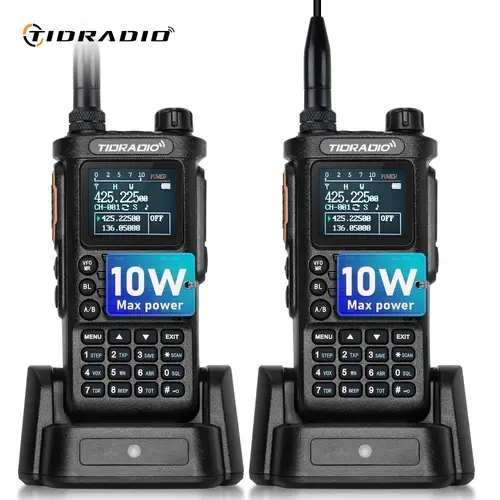 (2nd Gen) TIDRADIO H8 GMRS/Ham Handheld Radio with Bluetooth Programming, Repeater Capable, NOAA Weather, Dual Band Long Range Two Way Radios, Walkie Talkies with 2500mAh Rechargeable Battery-2Pack,back to school,back to school haul