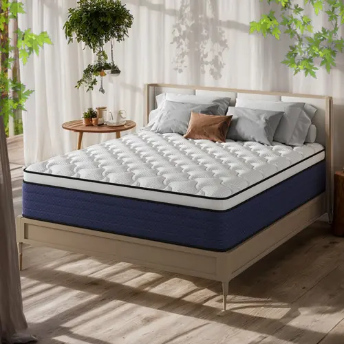 LODEIJA 12in Twin/Full/Queen/King,Hybrid Spring Memory Foam mattress in a box,Ergonomic mattress, fiberglass-free,Medium Firmness,Breathable and Comfortable Sleep,sleep experience,Stockup Sale,SohoChic,fall sales