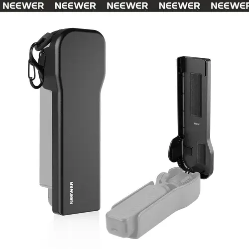 NEEWER AC026 Pocket 3 Protective Cover with Carabiner, Heavy Duty Shockproof Upper Hard Case Travel Hood Cap Compatible with DJI Osmo Pocket 3 Gimbal Screen Lens Protector Creator Combo Accessories