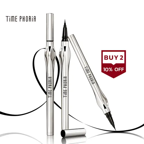 [TIMEPHORIA] Dune Hyper-Precision Fine Tip Superstay Eyeliner Pencil/Stamp (0.5G) - Flawless, Smooth Pigment, Waterproof, Quick-Drying Cosmetic Gel Pencil Eyeliner, Durable Angle Tip Liner for Daily Use
