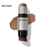 [Any 3 items]TIMEPHORIA Bronzer Stick, Eclipse Spark 2-in-1 Cream Bronzer Contour Stick - 7g Cosmetic with Smooth Brush, Pigment-Rich, Flawless Blend, Powder-Like Finish