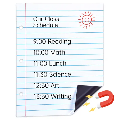 JoyCat Giant Size Magnetic Learning Chalkboard - 22"L x 28"H Stick-On Dry Erase Board, Durable Reusable Surface, Easy to Write On, Write & Wipe Smooth, Math/Science Ready Educational Arts & Crafts Toy for Ages 4+