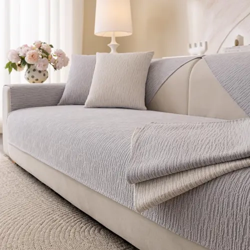 Waterproof Solid Color Sofa Protector, All-Season Modern Sofa Cover, Couch Covers, Pet-Friendly Couch Cushion for Living Room and Bedroom Decor