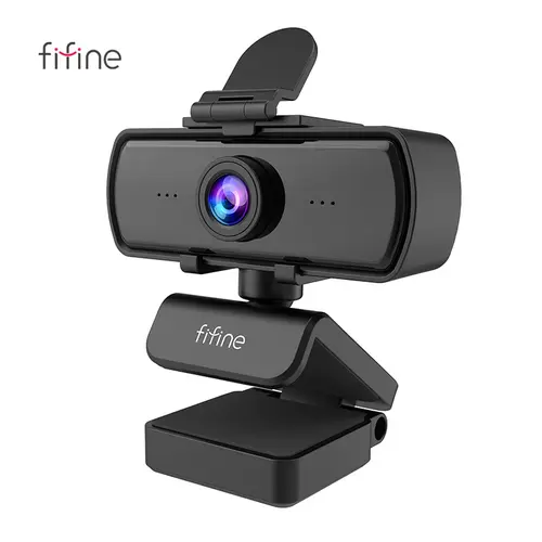 fifine K420 Fixed Focus Web Camera - 2K 1440p CMOS Sensor USB-A PC Accessory with Tripod Stand, Plug-in Power, High-Resolution for OBS Streaming, Zoom Meetings on Laptops