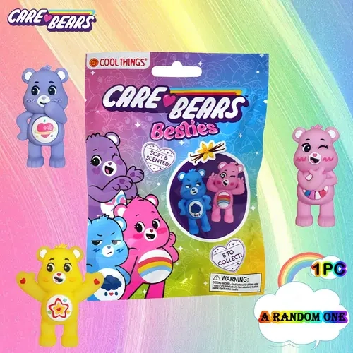 Random Design Mystery Blind Bag, 1 Count Cute Fun Collectible Bear Figurine, Desk Ornament for Home Office Living Room Coffee Table
