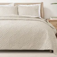 【dealsforyou】Exclusivo Mezcla California King/King/Queen/Twin Size Quilt Bedding Set, Lightweight Soft Bedspreads Coverlets with 2 Pillow Shams, Modern Oversized Quilts for All Seasons
