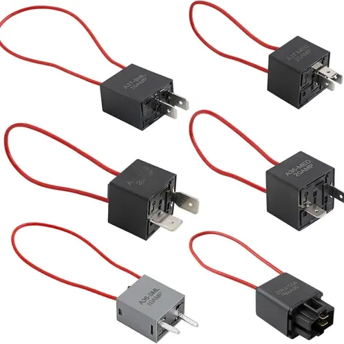 9038A Pump Relay Bypass Master Kit (6-Pack) - Universal Relay Tester with Amp Loop, 30A Surge, Domestic, 1970+ Japanese & Korean Fit Automotive Electronic Repair Diagnostic Tool