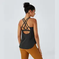 Halara UltraSculpt™ Round Neck Curved Hem Workout Tank Top