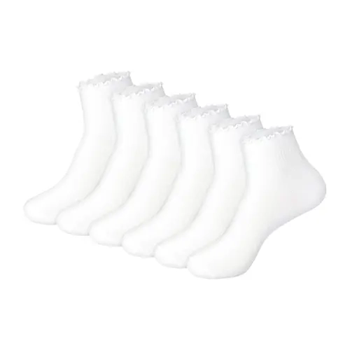 Hanes Originals Women’s Supersoft Ankle Socks 6-pairs Women's Intimates Multi Pack Comfortable Fit Soft Stretch Fabric Breathable Hwsa6