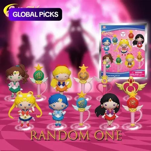 Official Sailor Moon 3D Character Keychain Figure, Keychain Collectibles, Mystery Blind Box Collectible, Perfect Gift for Fans and Collectors