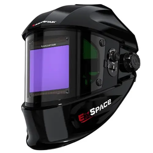 ARCCAPTAIN 180  Panoramic View Auto Darkening Welding Helmet, Welding Hood | 6.22" x 2.8" Large View, 1/1/1/1 True Color Welding Hood, 1/30000s, 4 Arc Sensors, Shade 3/4-8/9-13 for WELD/Cut/Grind, Christmas Gifts for Men Dad, Toolupgrade toolupgrade