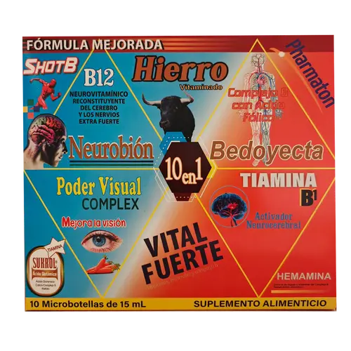 For fatigue and to improve routine performance... Multivitaminico 10 en 1