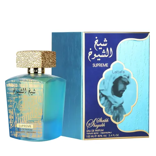 Lattafa Sheikh Al Shuyukh Supreme for Unisex Eau de Parfum Spray, 3.4 Ounce