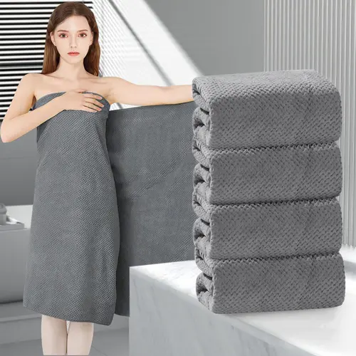 4 Pack Oversized Bath Towels Set - 35.43"x68.9" Extra Large Quick-Drying Microfiber - Ultra Soft Thin Bath Sheets for Spa, Gym, Travel & Home - Perfect Gift for Christmas,New Year,Valentine's Day, Family & Fitness Lovers