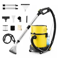 【DealsForYouDays】PRETEC 6 Gallon Wet & Dry Vacuum Cleaner – 20 kPa Powerful Suction, 5-in-1 Multi-Purpose Cleaner with 15 ft Cord, Quiet 80 dB Operation – Ideal for Dog Hair, Garage, Home & Car