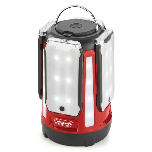 Coleman Quad Pro LED 800L Lantern with Take-Along Flashlights