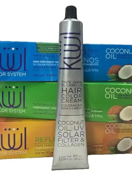 KUUL Color System - Tintes para el cabello - Hair color cream - Hair dye 3.040z (90ml) with Coconut Oil Formula for Vibrant Long-Lasting Color