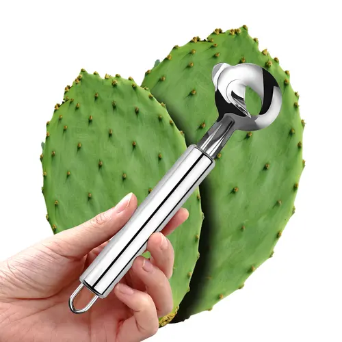 Stainless Steel Kitchen Utensils Tool Set - Rust-Resistant Cactus, Blush Pink Peelers, Smooth Spoon-Shape Control Vegetable Fruit Cutter with Sharp Blade for Better Control, 1/2/3pcs Durable Kitchen Gadgets for Peeling Tasks