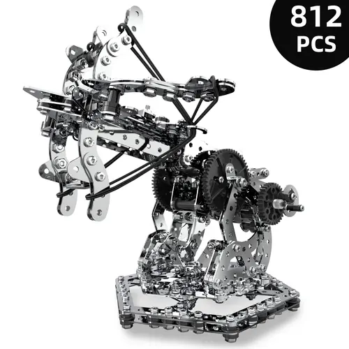 Dragon Hunting Crossbow 812PCS – 3D Metal Puzzle Mechanical Model Erector Set – Boys, Adults, and Men – Perfect Christmas Birthday Gift Ornament