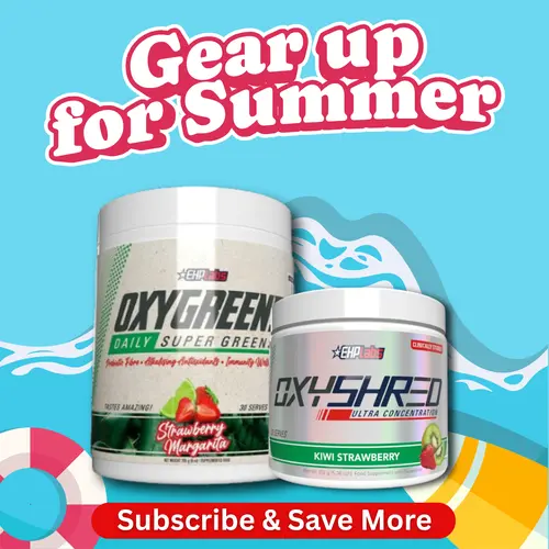 OxyShred + OxyGreens Reset Bundle | Pre-Workout Energy + Daily Super Greens | Energy & Digestion Support | Light Wellness Routine Combo
