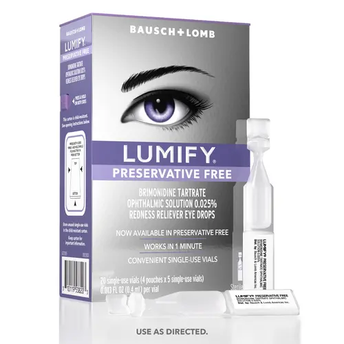 LUMIFY Redness Reliever Preservative Free Eye Drops